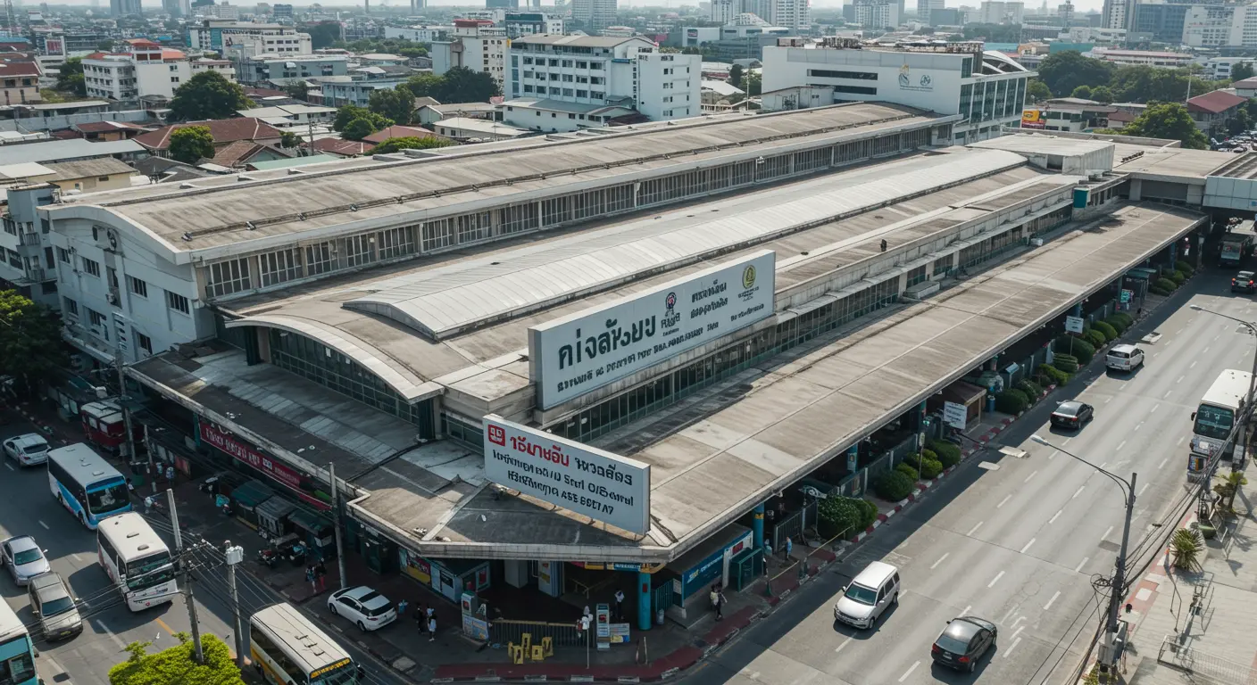 bangkok Main bus Station - Origin point for bangkok to bueng-kan route