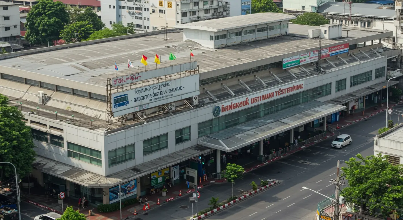 bangkok Main bus Station - Origin point for bangkok to cha-am route