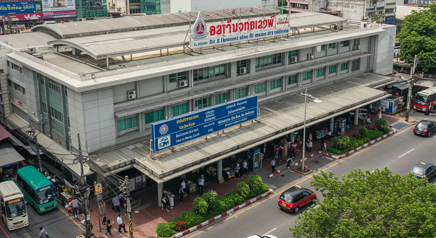 bangkok Main bus Station - Origin point for bangkok to chiang-dao route