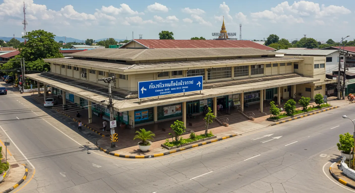 chiang-khan Main bus Station - Destination point for bangkok to chiang-khan route