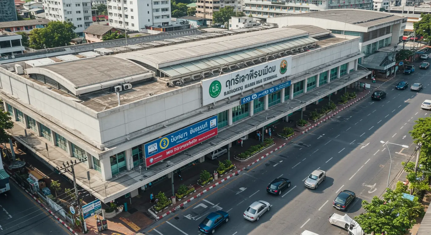 bangkok Main bus Station - Origin point for bangkok to chiang-khan route