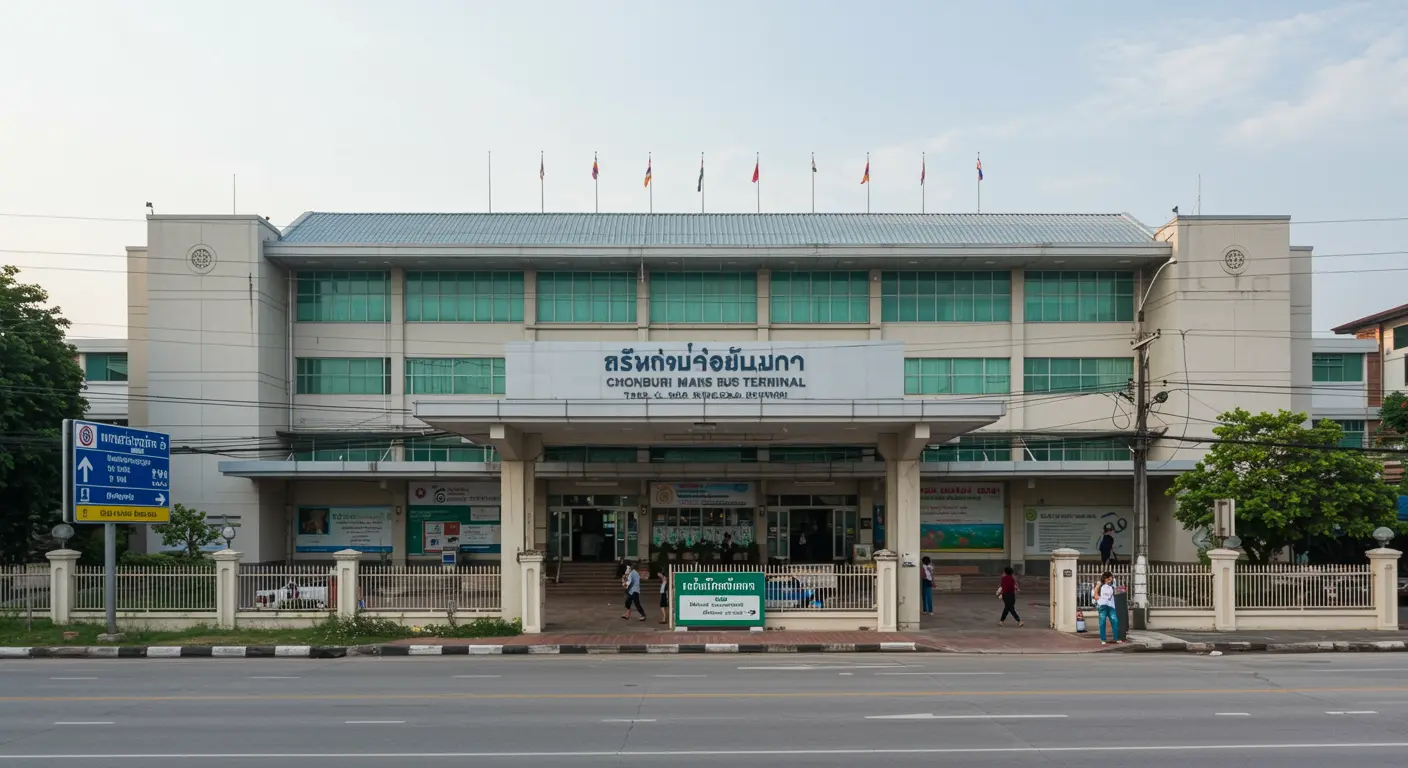 chonburi Main bus Station - Destination point for bangkok to chonburi route