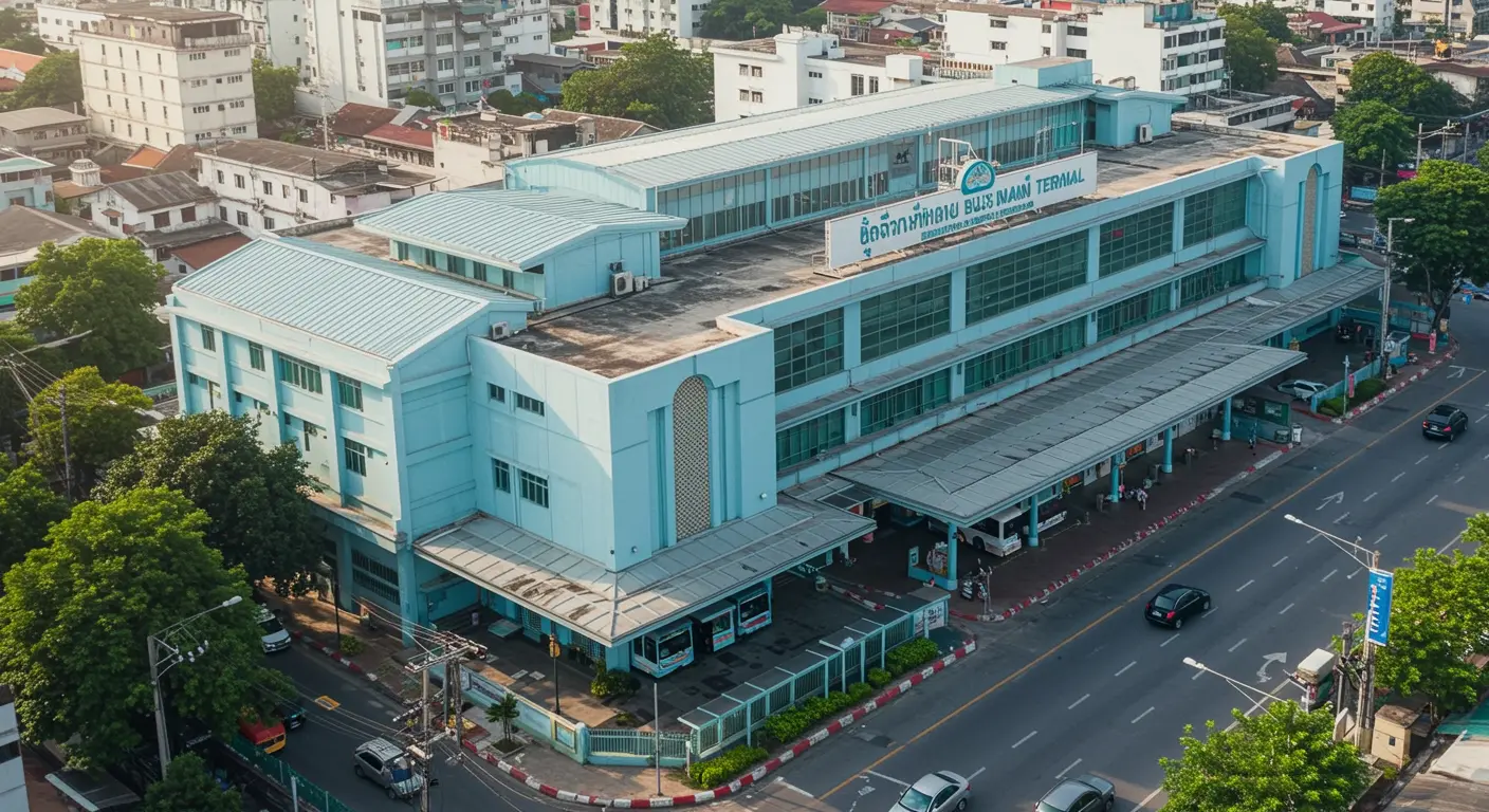 bangkok Main bus Station - Origin point for bangkok to chonburi route