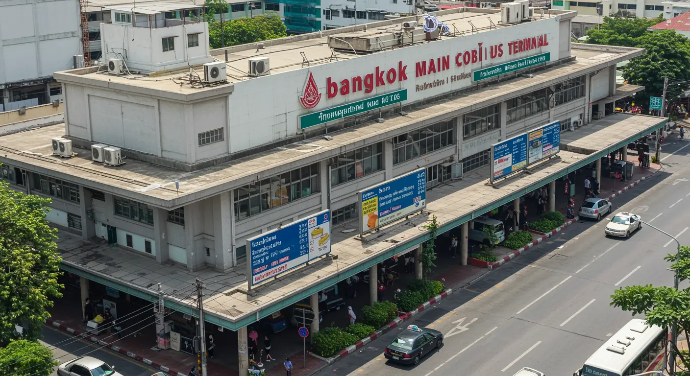 bangkok Main bus Station - Origin point for bangkok to chumphon route