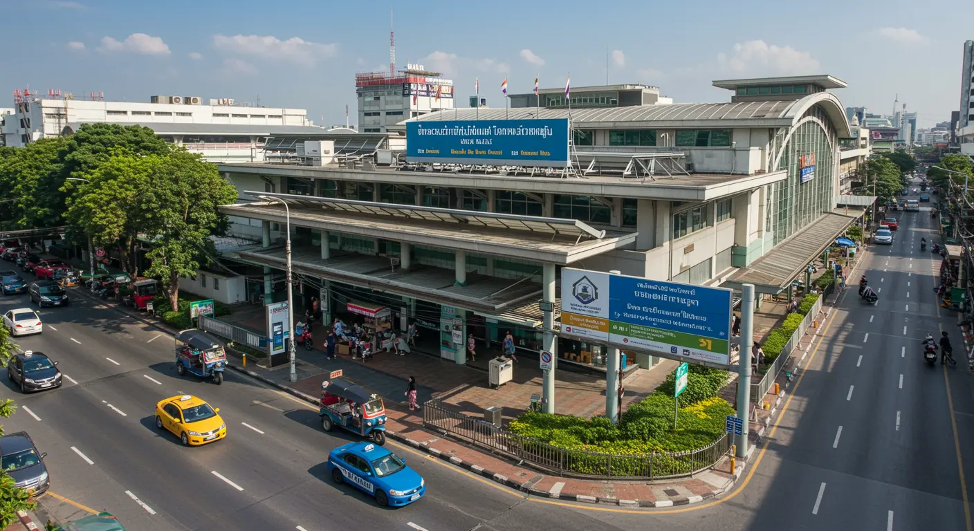 bangkok Main bus Station - Origin point for bangkok to dannok route