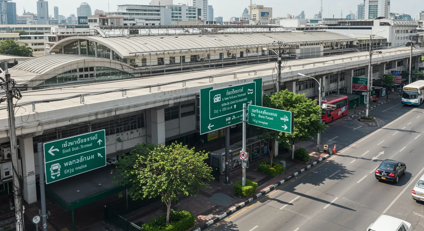 bangkok Main bus Station - Origin point for bangkok to don-sak route