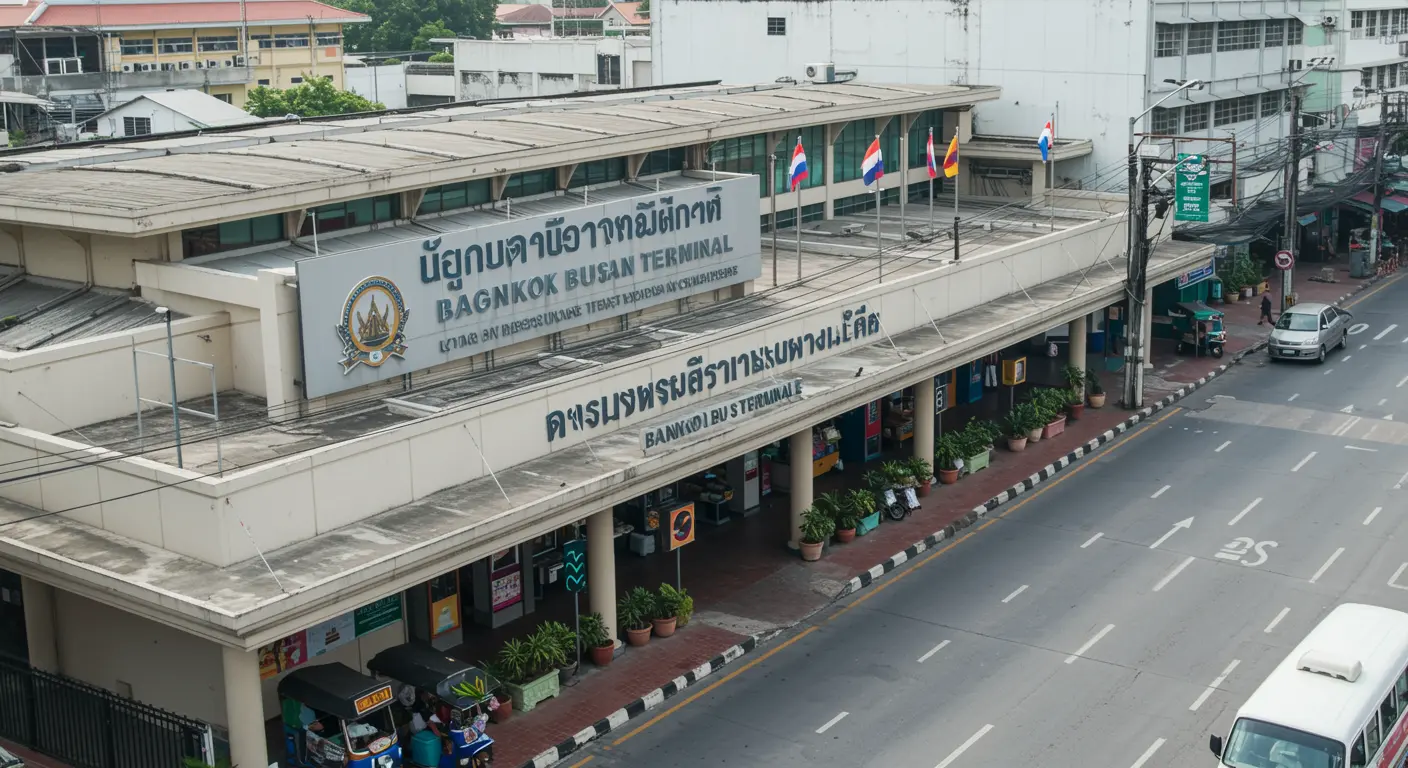 bangkok Main bus Station - Origin point for bangkok to kalasin route