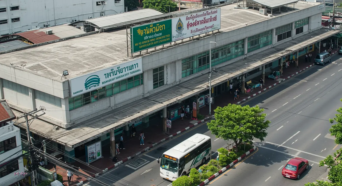 bangkok Main bus Station - Origin point for bangkok to khanom route