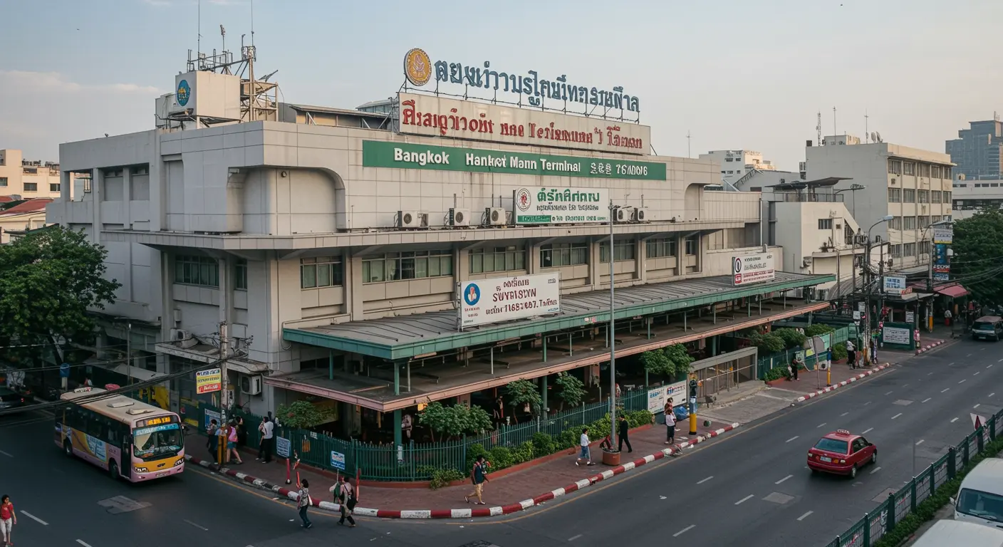 bangkok Main bus Station - Origin point for bangkok to khao-sok route