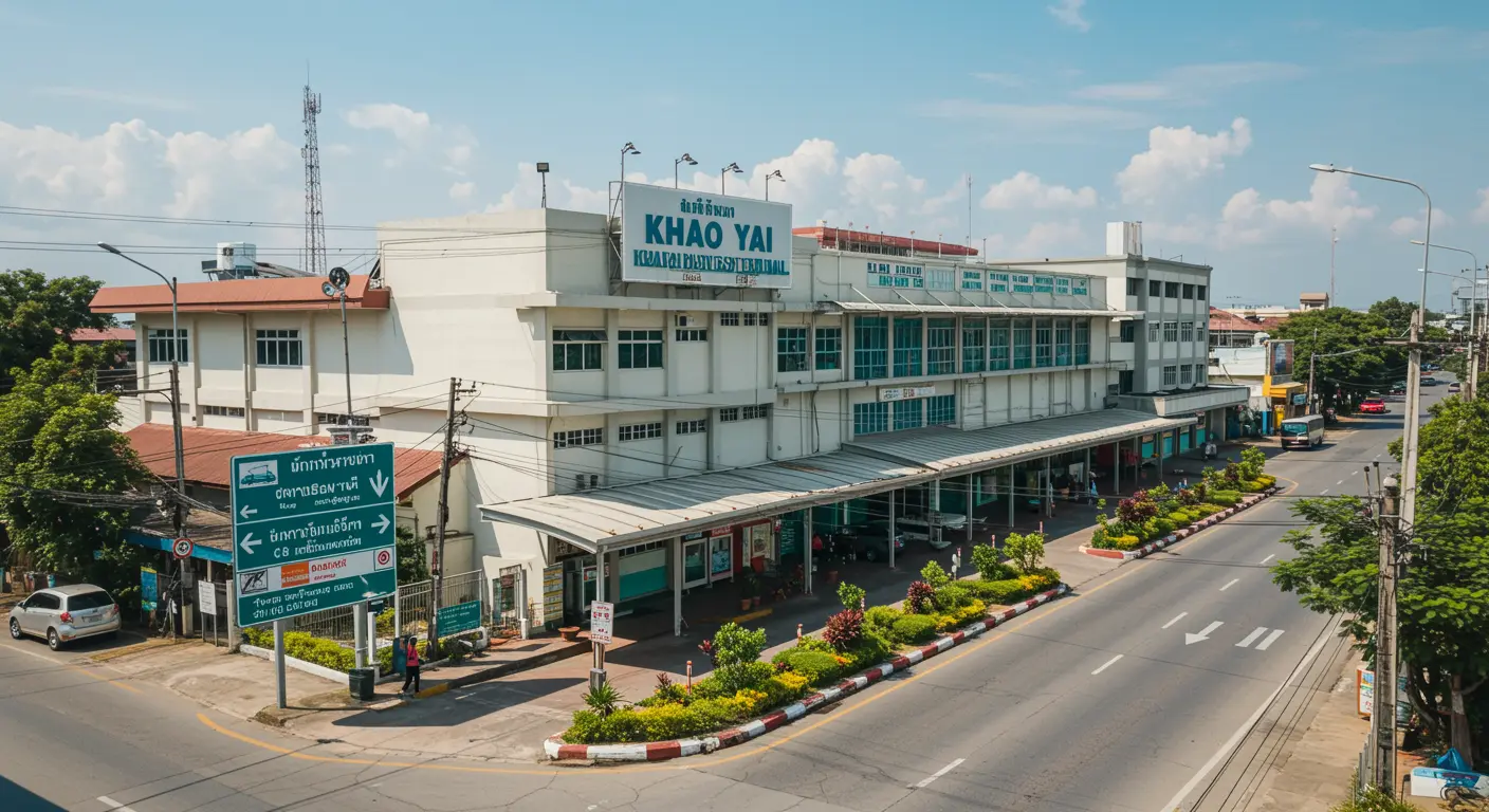 khao-yai Main bus Station - Destination point for bangkok to khao-yai route