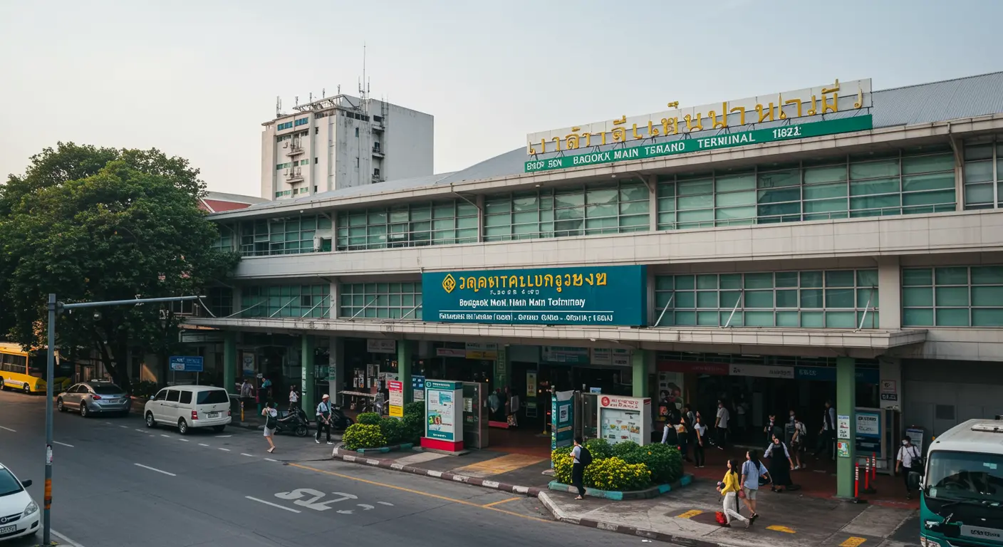 bangkok Main bus Station - Origin point for bangkok to khao-yai route