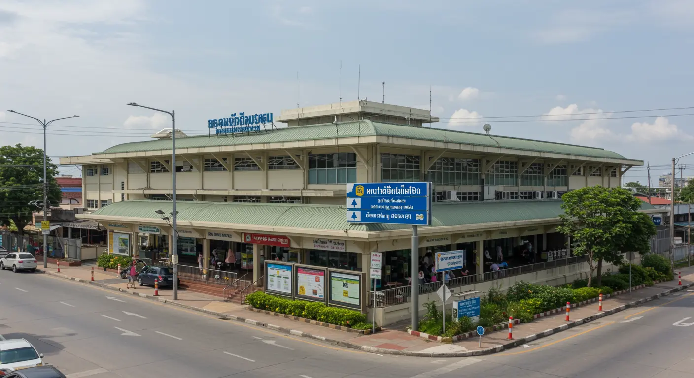 khemmarat Main bus Station - Destination point for bangkok to khemmarat route