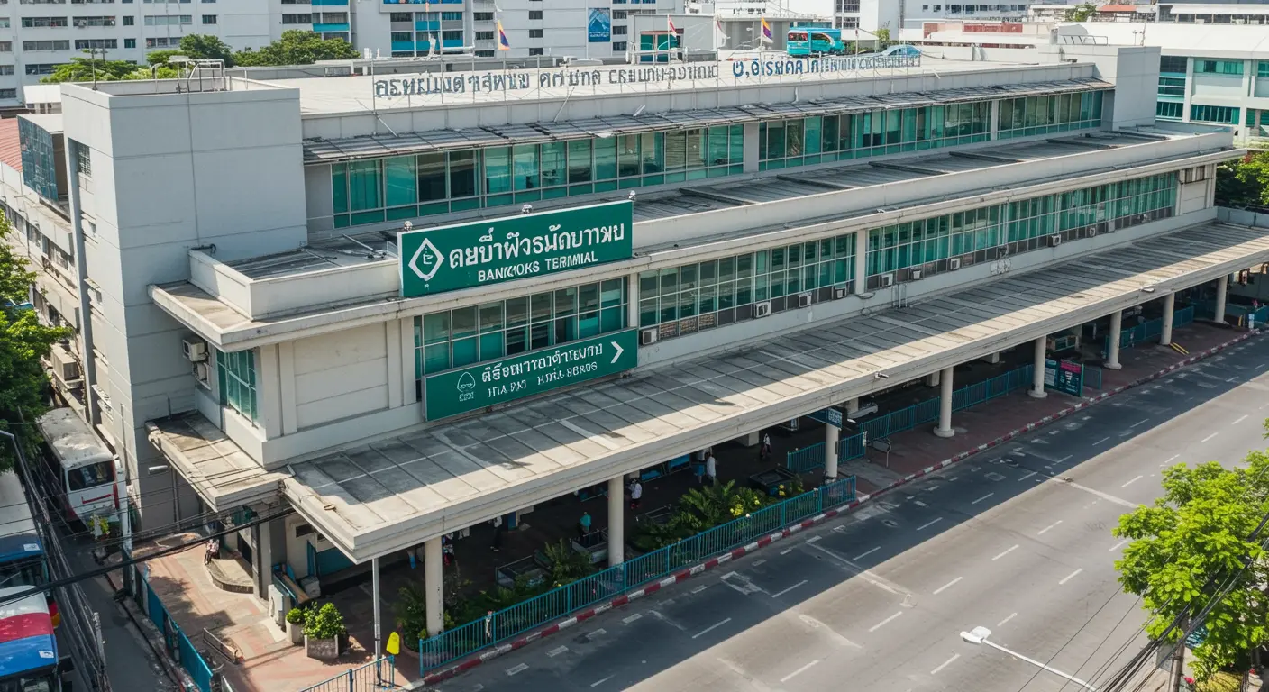 bangkok Main bus Station - Origin point for bangkok to khemmarat route