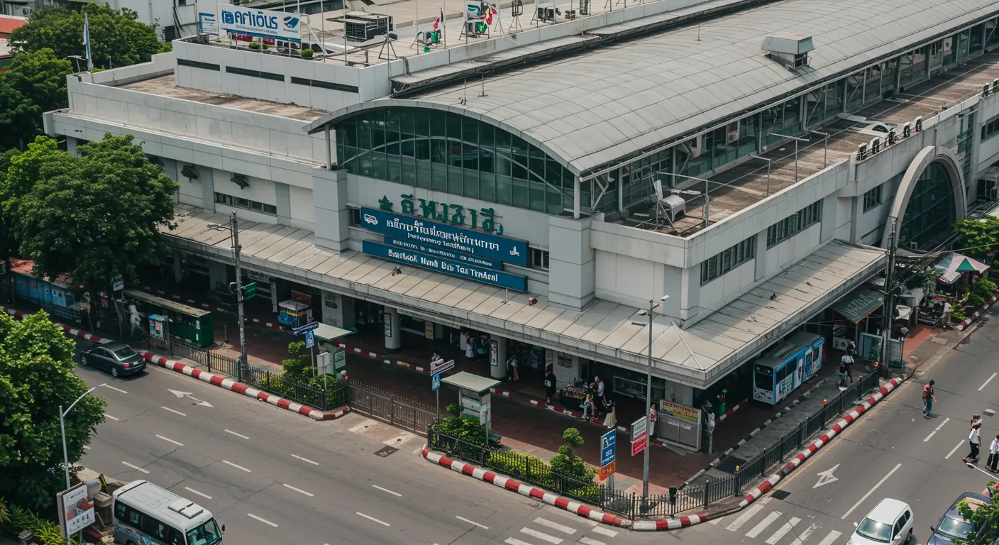 bangkok Main bus Station - Origin point for bangkok to khura-buri route