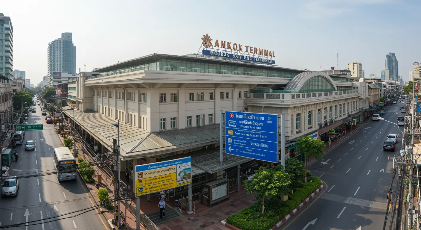 bangkok Main bus Station - Origin point for bangkok to koh-chang route