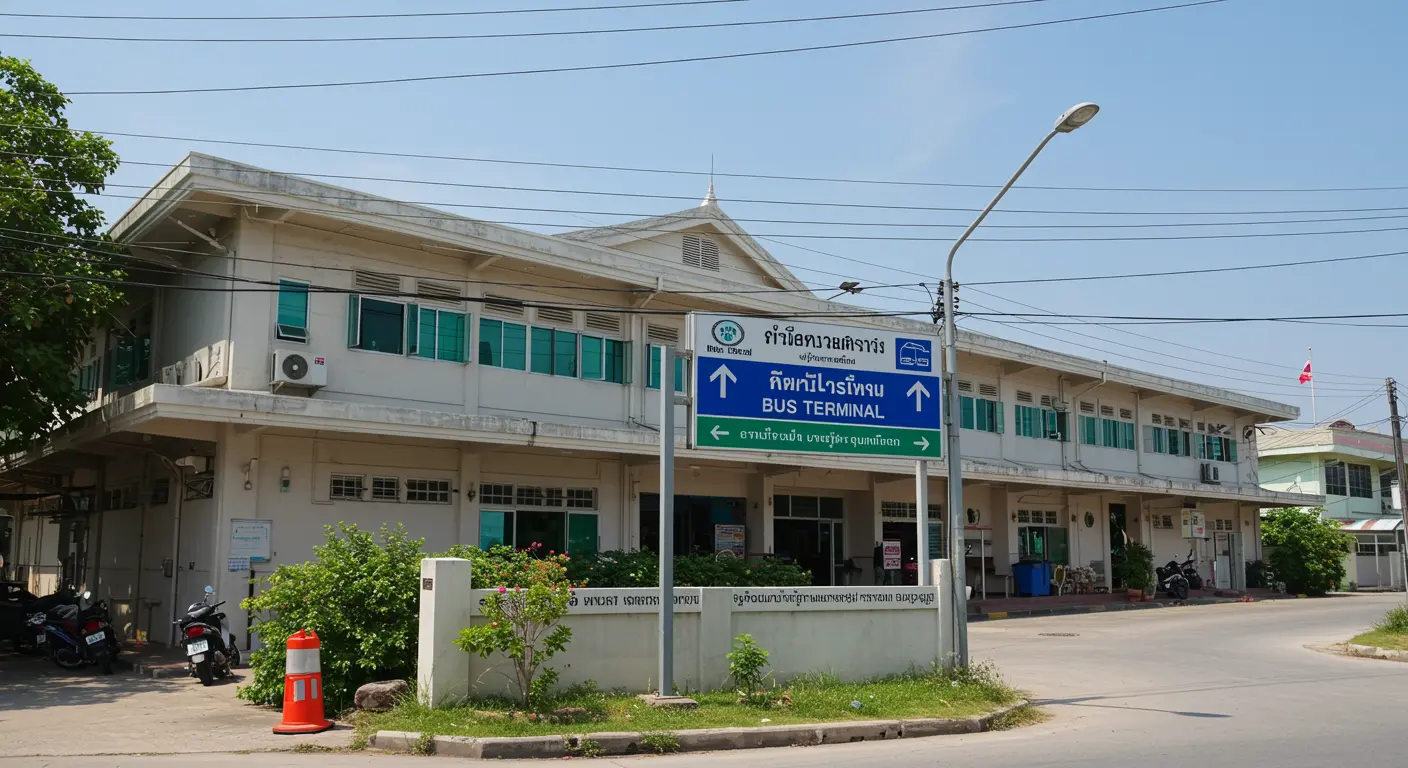 koh-kood Main bus Station - Destination point for bangkok to koh-kood route