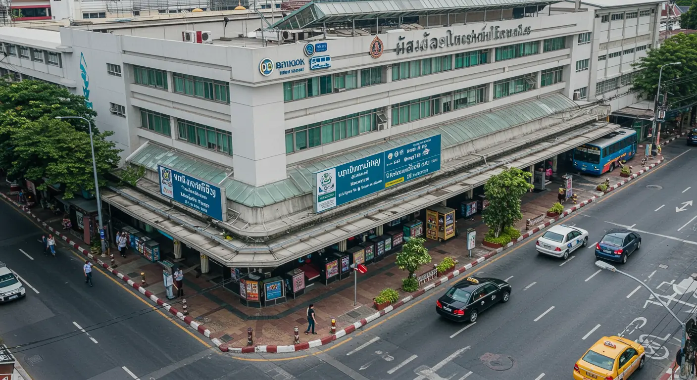 bangkok Main bus Station - Origin point for bangkok to koh-lanta route