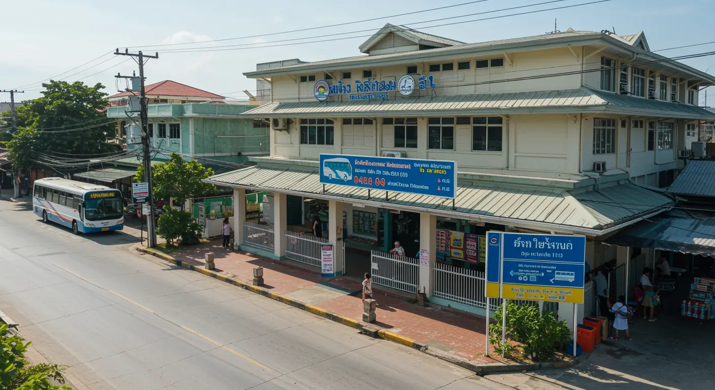 koh-mak Main bus Station - Destination point for bangkok to koh-mak route