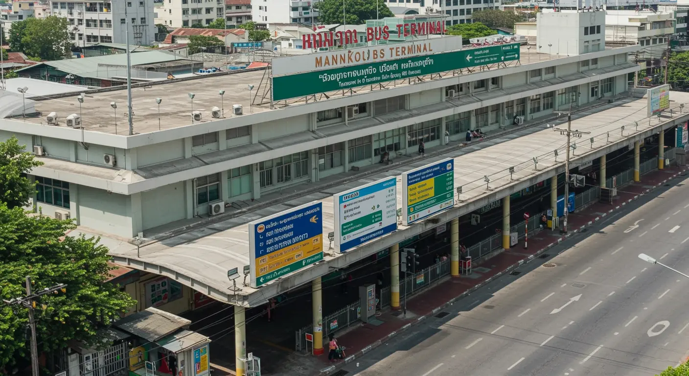 bangkok Main bus Station - Origin point for bangkok to koh-muk route