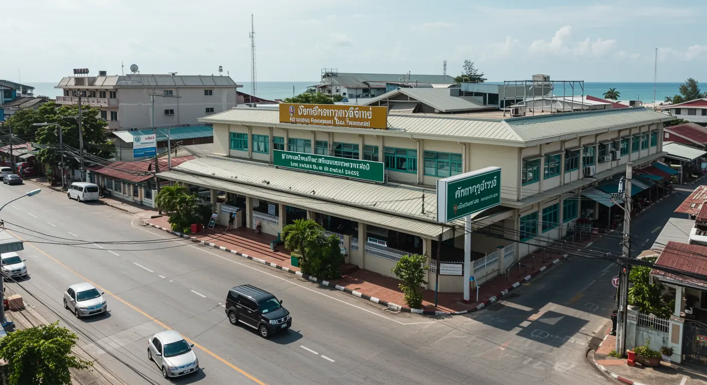 koh-phangan Main bus Station - Destination point for bangkok to koh-phangan route
