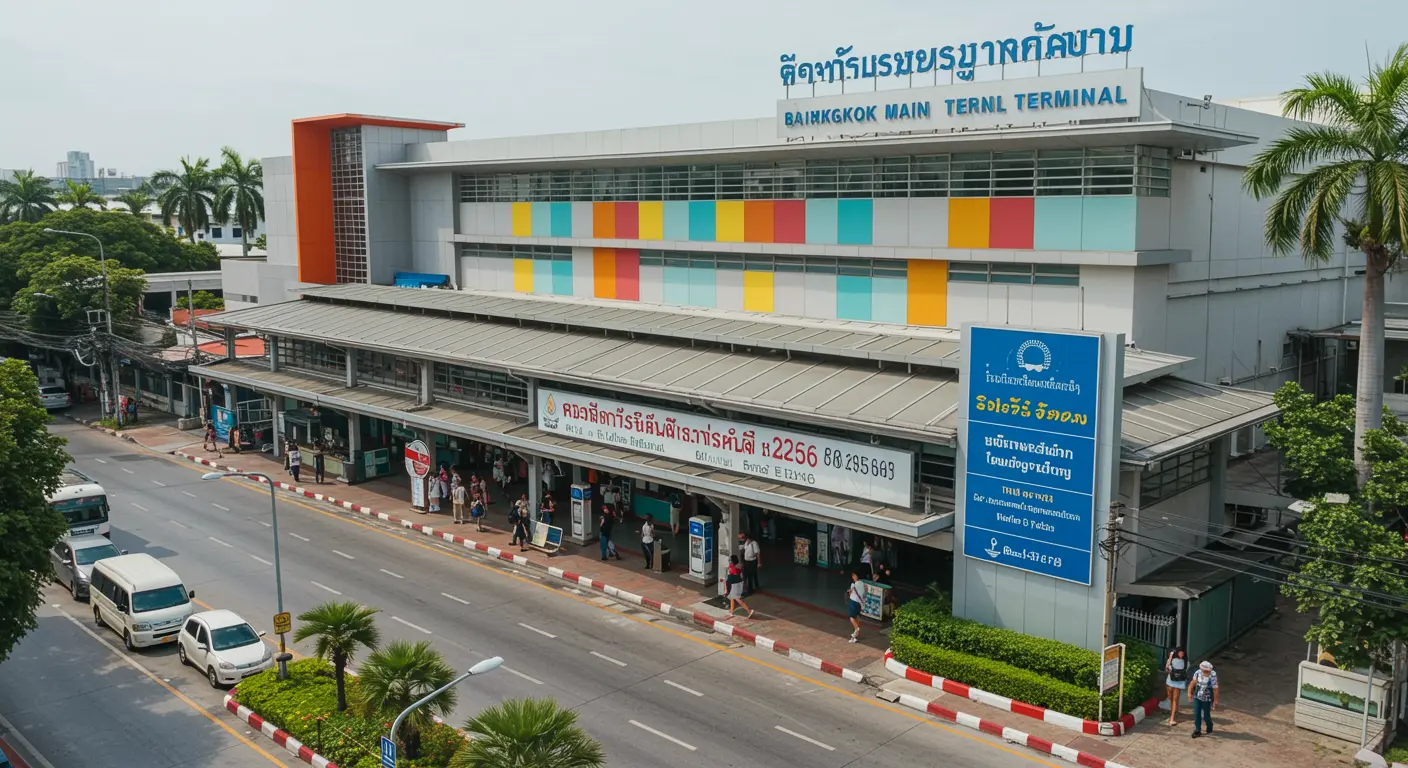 bangkok Main bus Station - Origin point for bangkok to koh-phi-phi route