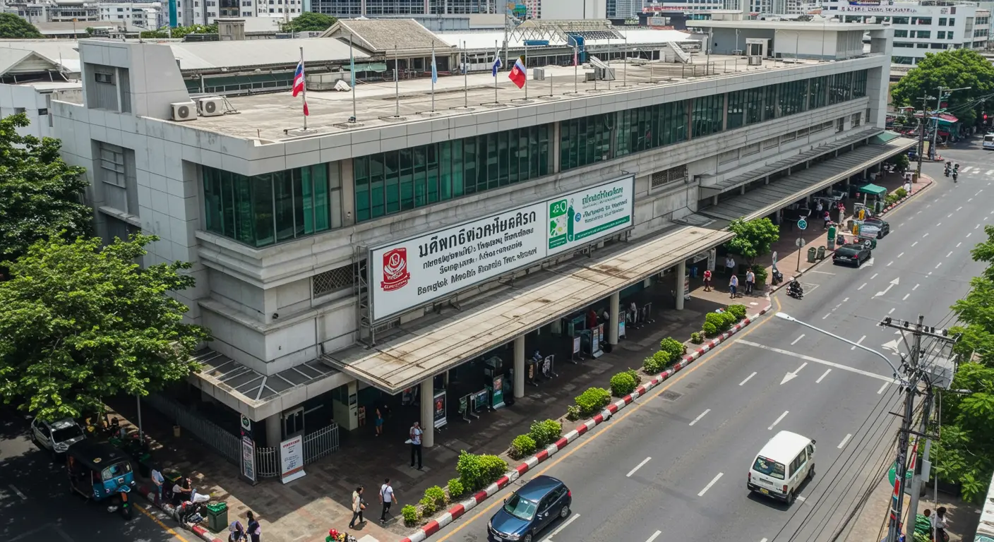 bangkok Main bus Station - Origin point for bangkok to koh-samet route