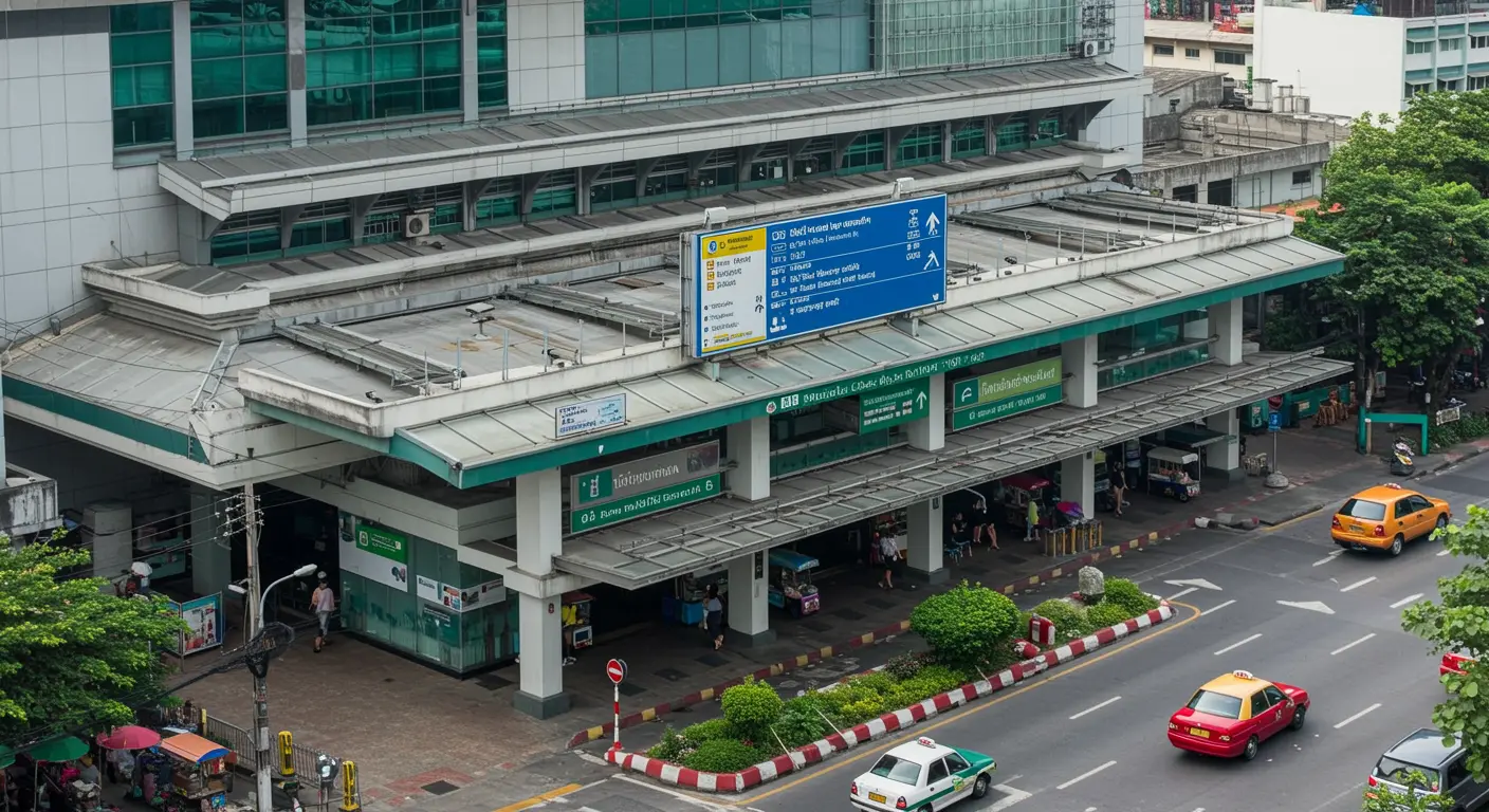 bangkok Main bus Station - Origin point for bangkok to koh-samui route