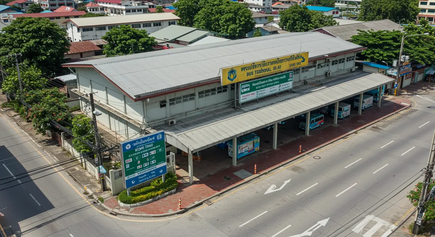 koh-tao Main bus Station - Destination point for bangkok to koh-tao route