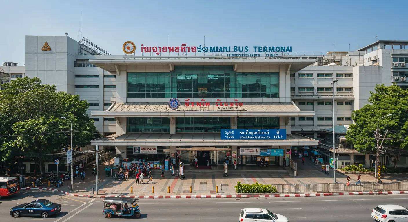 bangkok Main bus Station - Origin point for bangkok to koh-tao route