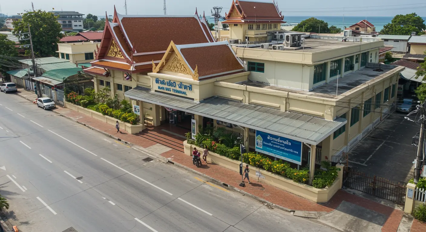 koh-yao-noi Main bus Station - Destination point for bangkok to koh-yao-noi route