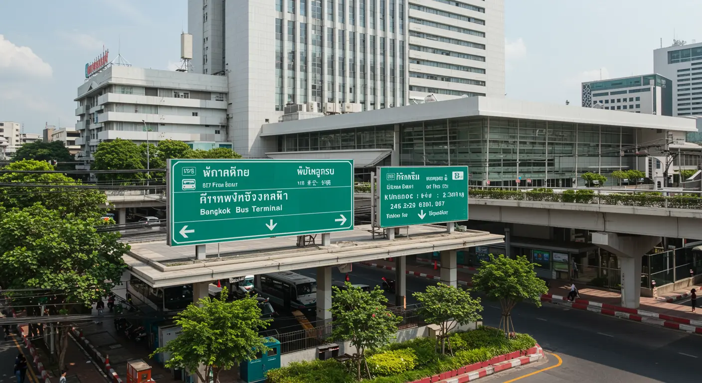 bangkok Main bus Station - Origin point for bangkok to koh-yao-noi route