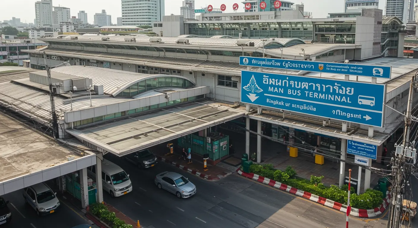 bangkok Main bus Station - Origin point for bangkok to koh-yao-yai route
