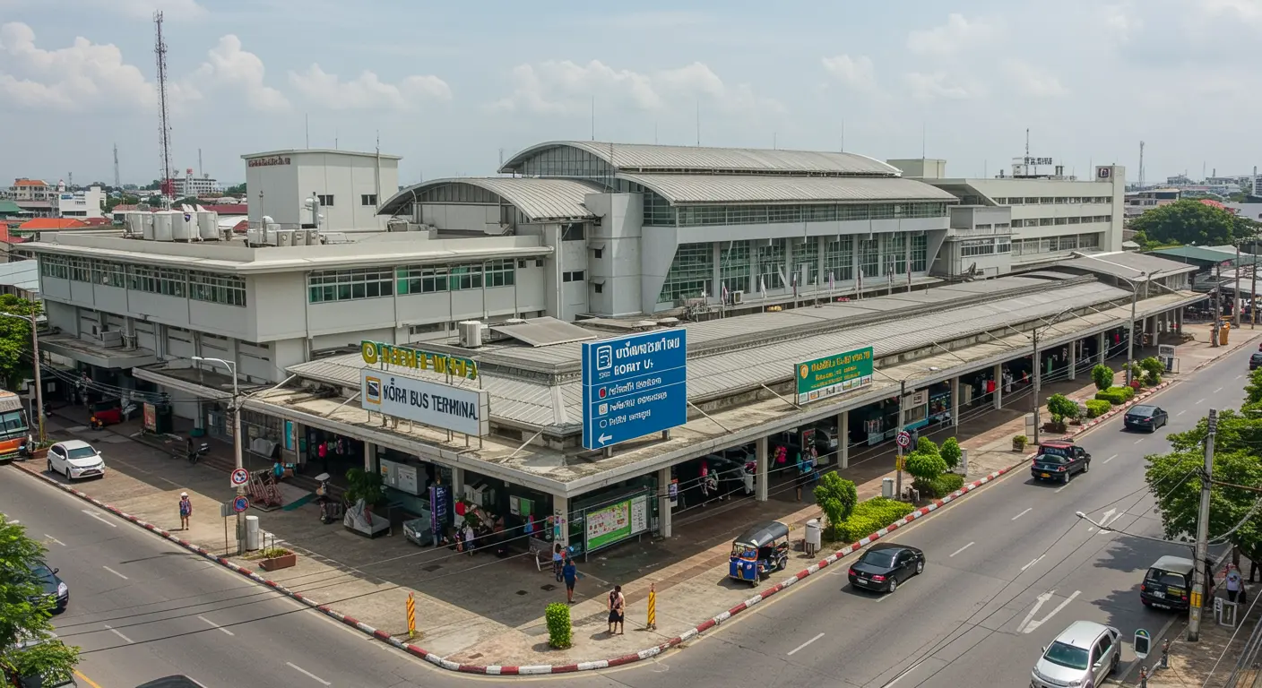 korat Main bus Station - Destination point for bangkok to korat route