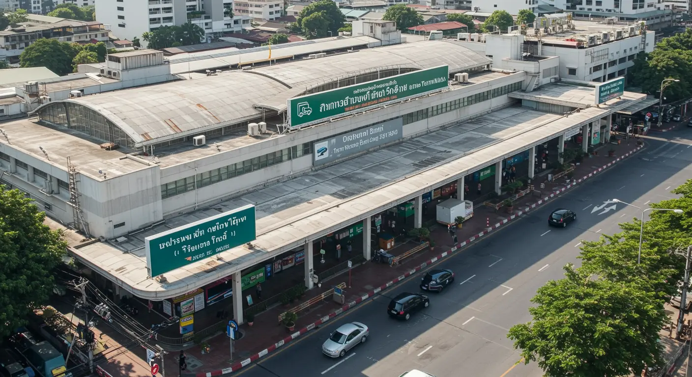 bangkok Main bus Station - Origin point for bangkok to korat route