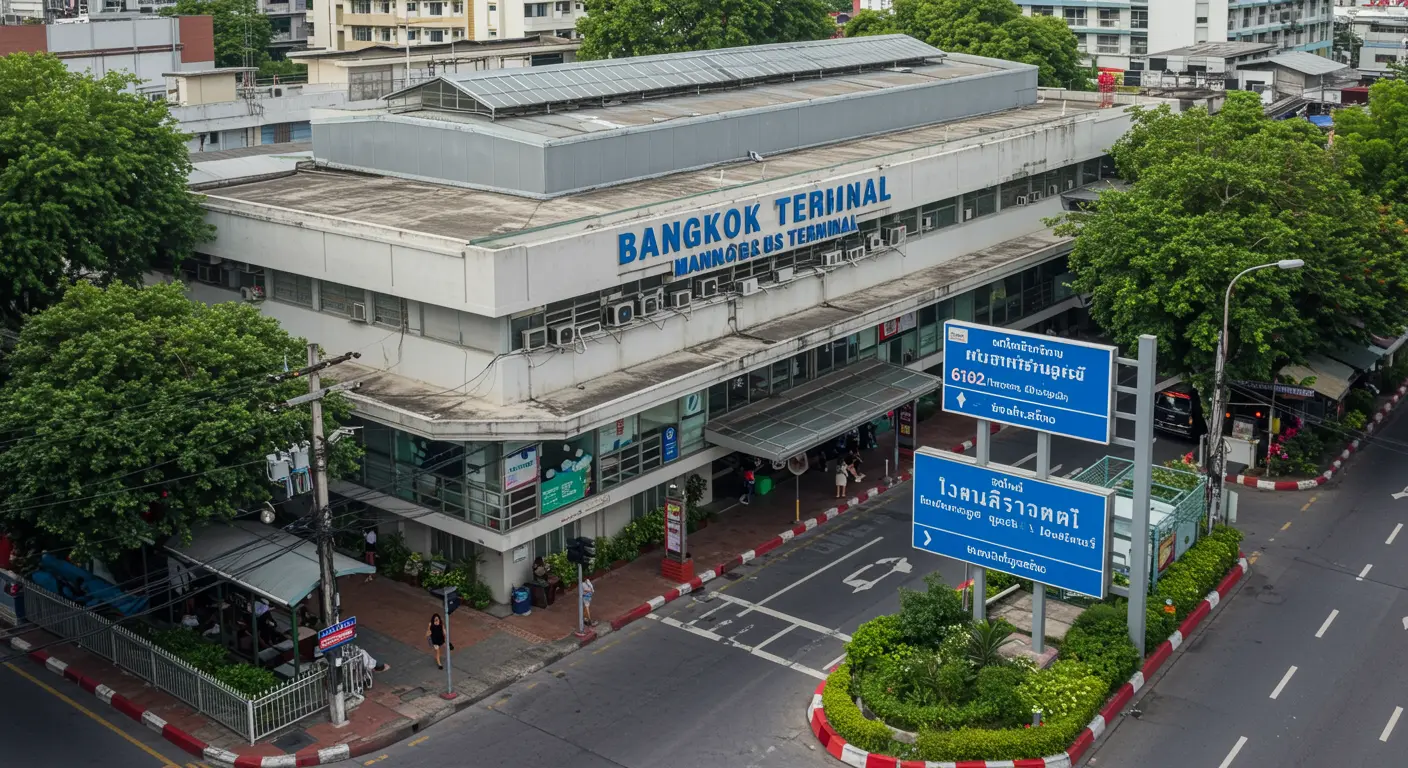 bangkok Main bus Station - Origin point for bangkok to krabi route