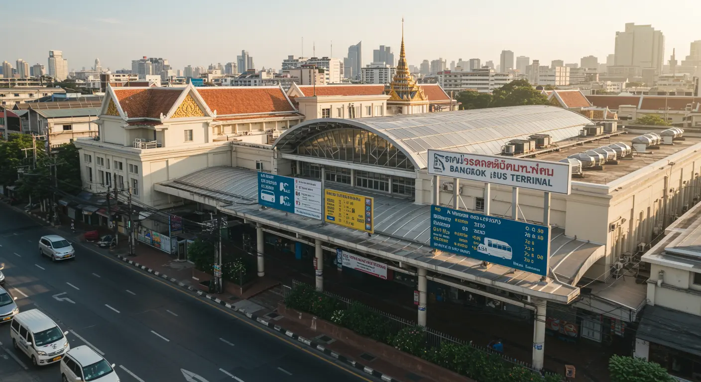 bangkok Main bus Station - Origin point for bangkok to lampang route
