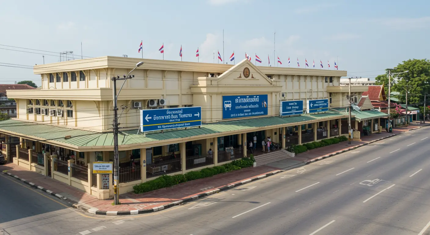 loei Main bus Station - Destination point for bangkok to loei route