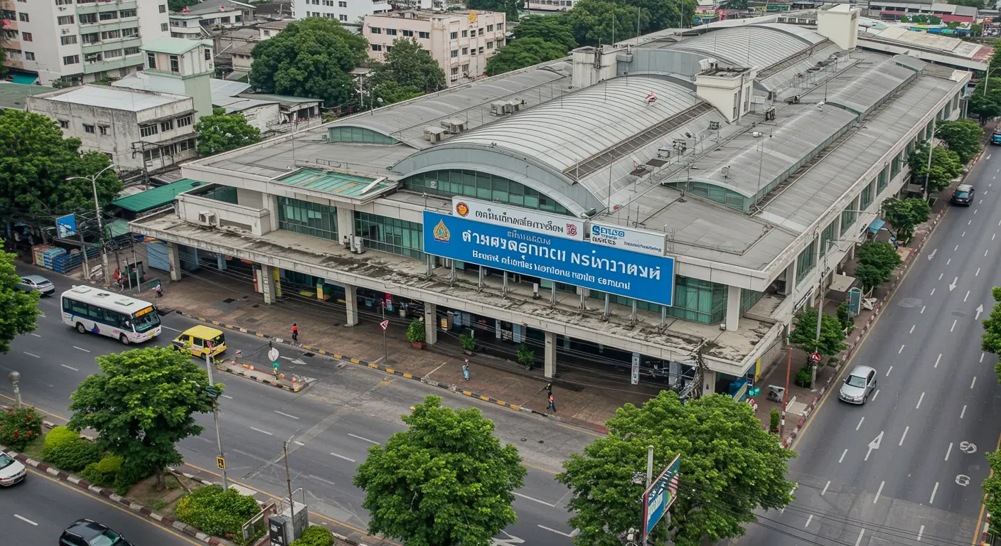 bangkok Main bus Station - Origin point for bangkok to mae-hong-son route