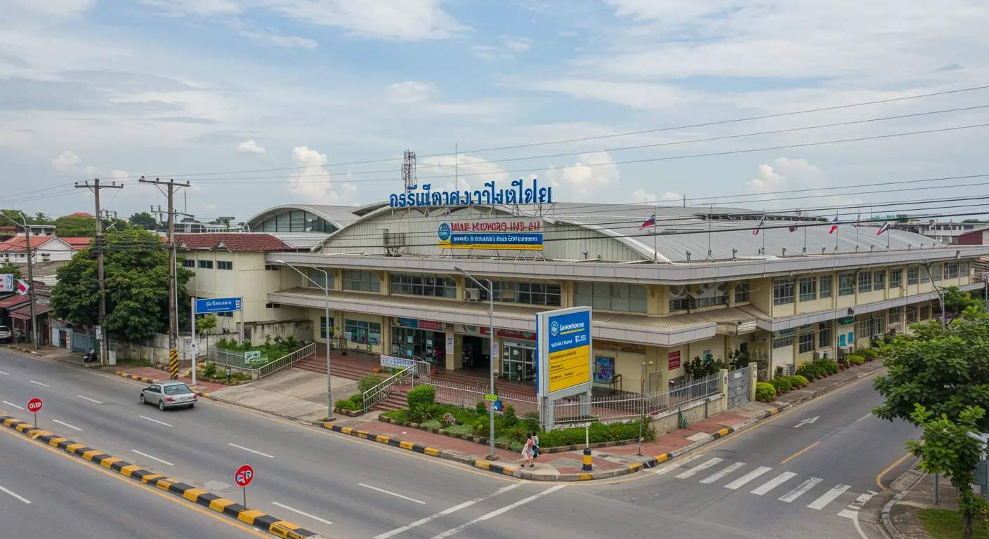 mae-klong Main bus Station - Destination point for bangkok to mae-klong route