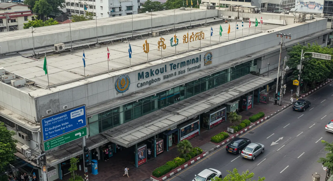 bangkok Main bus Station - Origin point for bangkok to mae-sai route