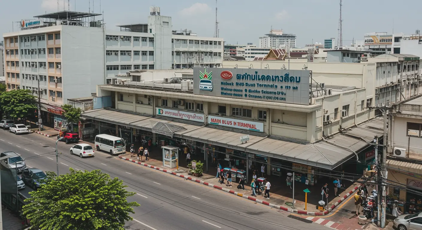 bangkok Main bus Station - Origin point for bangkok to mae-sot route