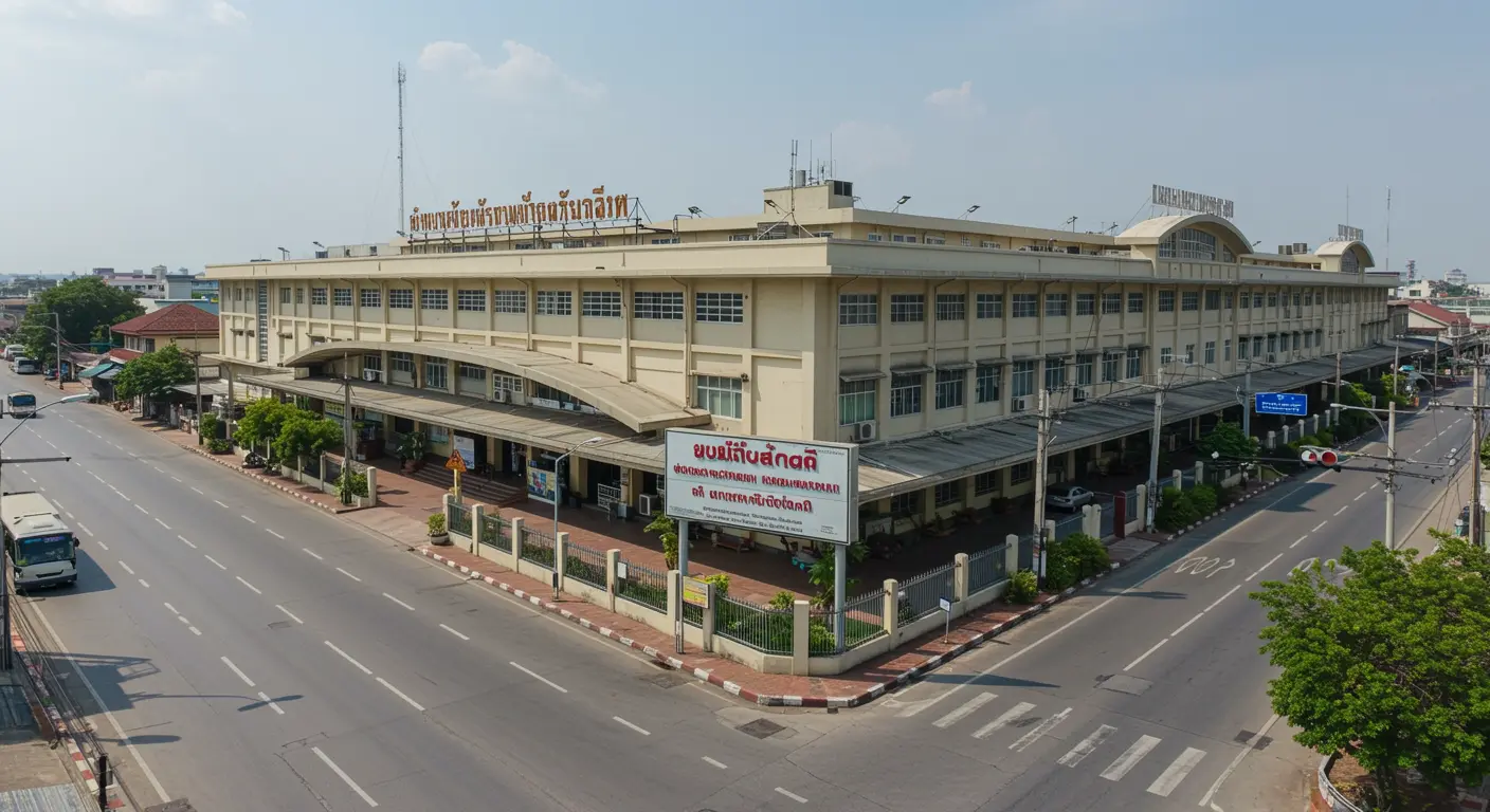 mukdahan Main bus Station - Destination point for bangkok to mukdahan route
