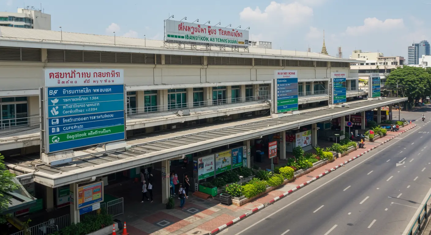 bangkok Main bus Station - Origin point for bangkok to nakhon-phanom route