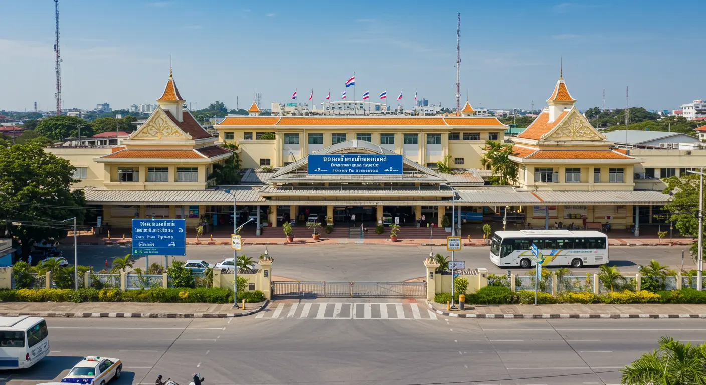 nakhon-si-thammarat Main bus Station - Destination point for bangkok to nakhon-si-thammarat route