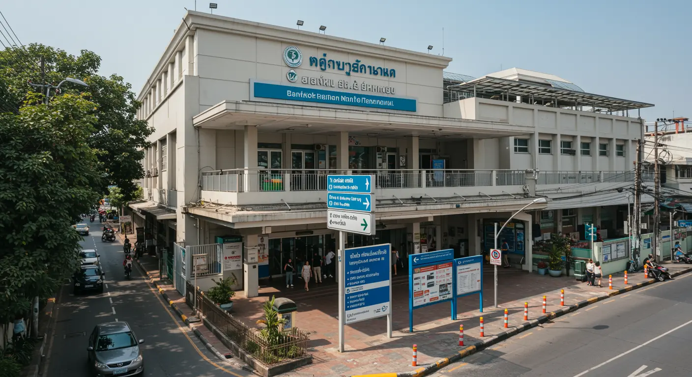 bangkok Main bus Station - Origin point for bangkok to nakhon-si-thammarat route