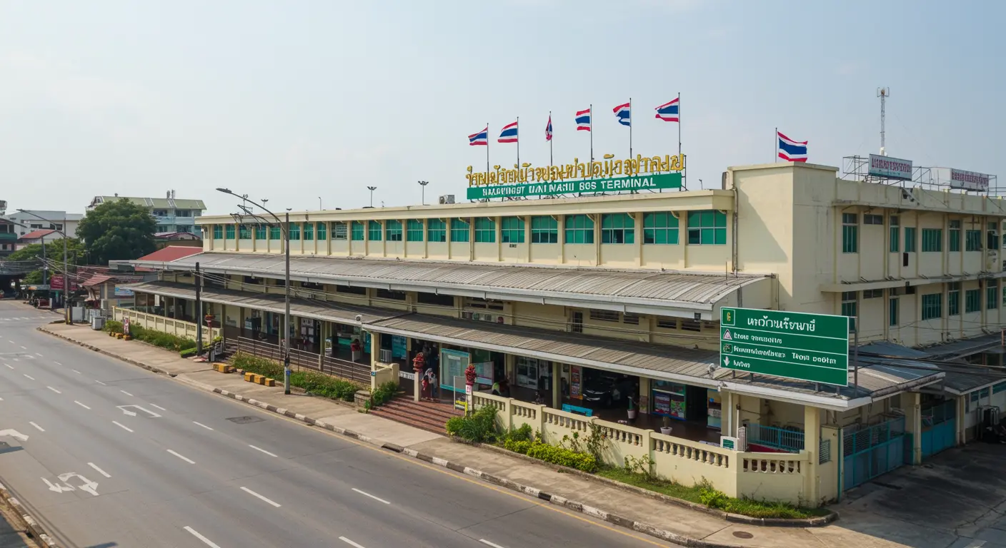 narathiwat Main bus Station - Destination point for bangkok to narathiwat route