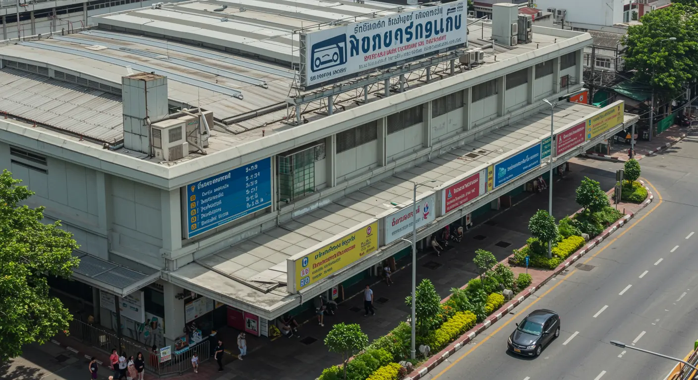 bangkok Main bus Station - Origin point for bangkok to narathiwat route