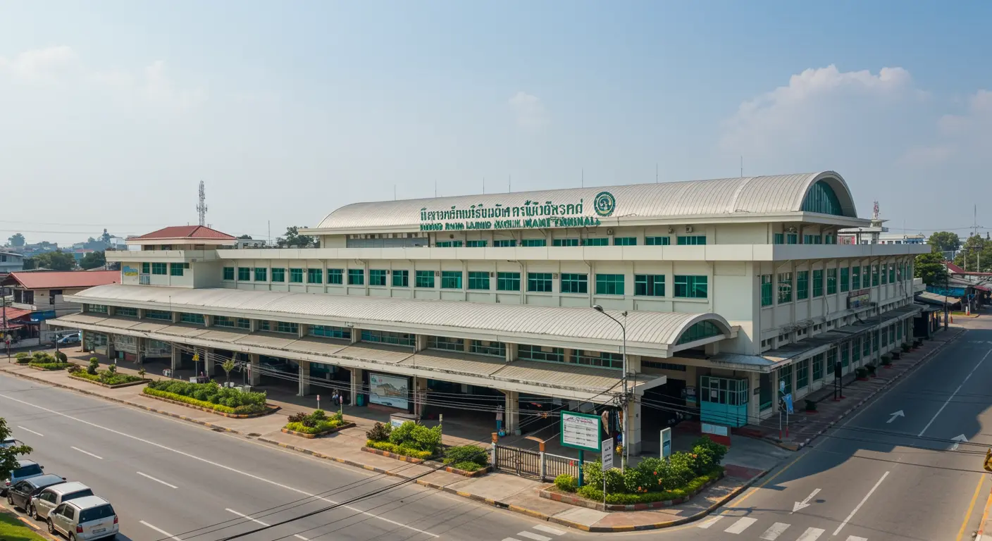 nong-bua-lam-phu Main bus Station - Destination point for bangkok to nong-bua-lam-phu route