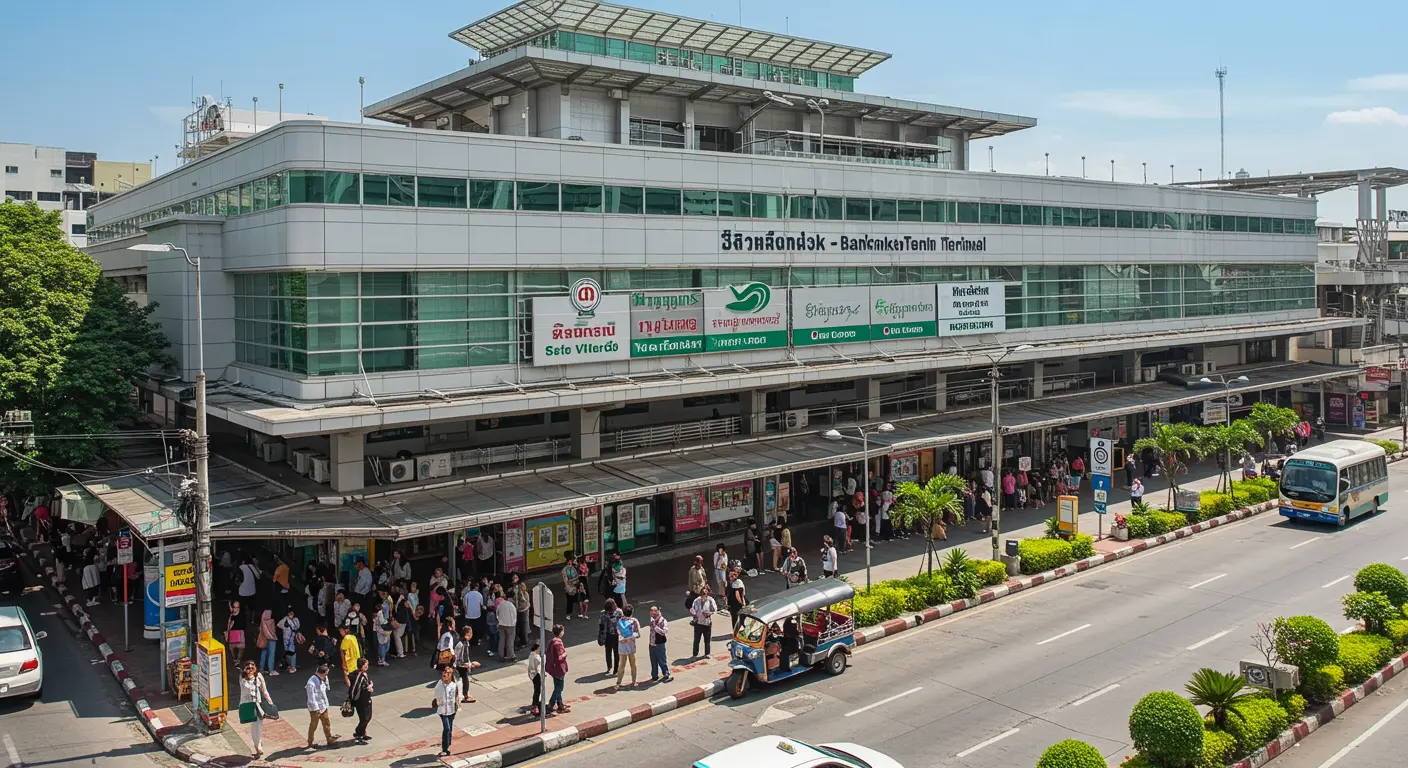 bangkok Main bus Station - Origin point for bangkok to nong-bua-lam-phu route
