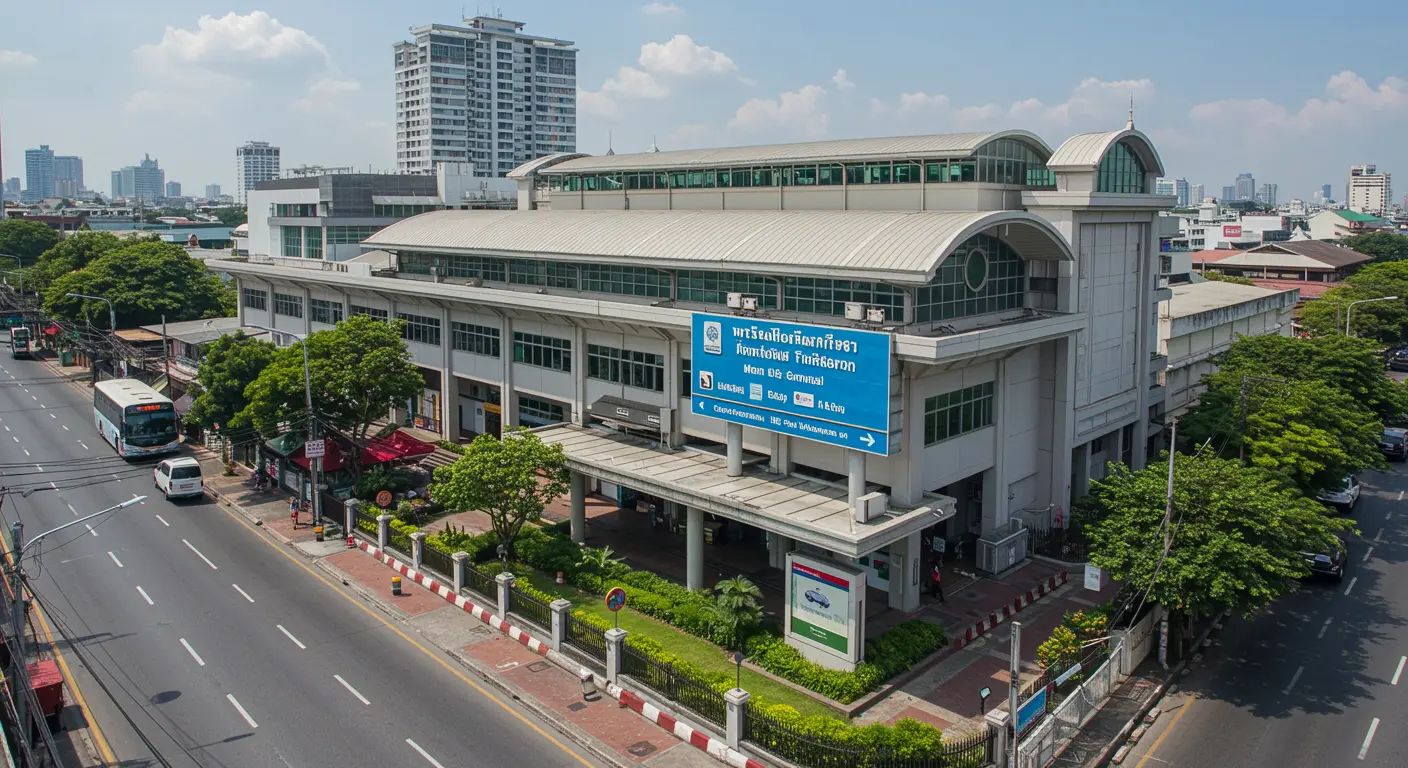bangkok Main bus Station - Origin point for bangkok to nong-khai route